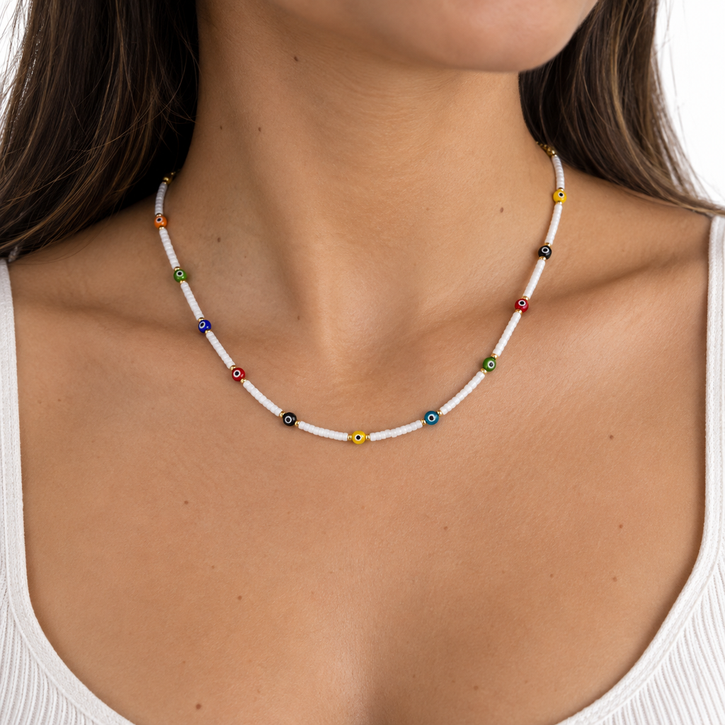 Choker Ojos Colores