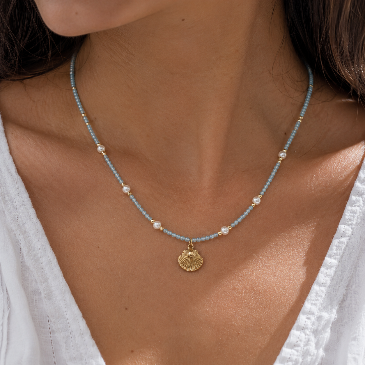 Choker Ágata Azul